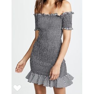 WAYF Smocked Mini Dress